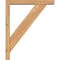 Ekena Millwork Traditional Block Smooth Bracket w/ Offset Brace, Western Red Cedar, 3 1/2"W x 18"D x 22"H BKT0402X18X22TRA05SWR - alternate 2